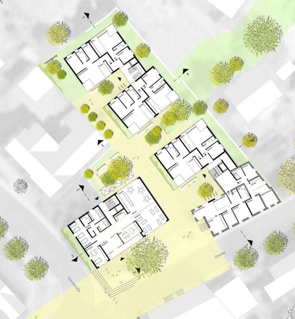 Plan: Draufsicht Gebäudegrundriss